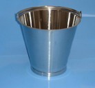 Stainless Steel buckets are available in a range of sizes